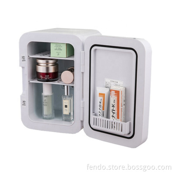 Silent 12V/220V No-Frost Dual-Use Home/Car Portable Mini Fridge